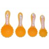 Plastic Modak Prasad Scoop, Dome Flower Shape Mould with Handle