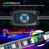 Nilight 4PCS 15.5inch LED Wheel Ring Lights RGB with APP