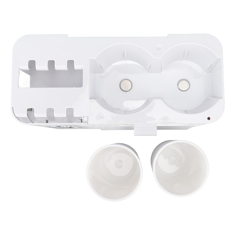 Toothpaste Dispenser Wall Mounted Toothpaste Dispenser Squeezer Kit for Bathroom