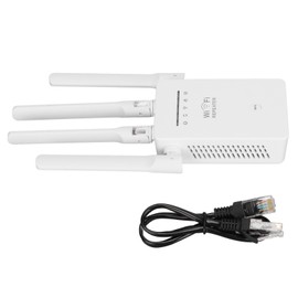 WiFi Extender 1200Mbps 5000sq.ft 2.4G 5GHz Dual Band AC 5 Modes 360° Coverage WiFi Repeater