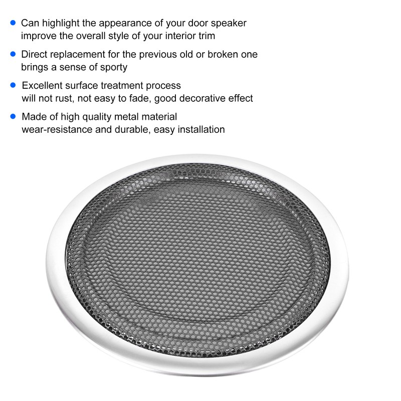 Inner Door Speaker Frame Cover Trim Decor Fit for 3/4