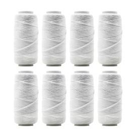 Electric Hair Remover Thread, 8 Rolls Cotton Thread for Epilator, Facial Hair Removal Thread for Eyebrows Face Body, Replacement Thread for Face Threading Machine