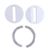 G1/2 Toilet Bidet Attachment Set ABS Dual Nozzle Bathroom Bidet