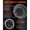 us- 2pcs Fit Mack R Series 7'' Inch Round LED
