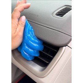 Gel limpiador universal para polvo x2 más flexible absorbente y sin olores químicos para cualquier conducto de ventilación o zona de tu coche elimina el polvo de tus dispositivos electrónicos y