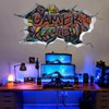 TOARTI 3D Wall Sticker Gamer Wall Sticker for Children's Room
