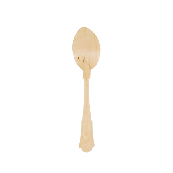 BambooMN Brand - 7.5"" Disposable Wood Spoon, 1000 Pieces