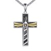 JBAERD Lighthouse Necklace 925 Sterling Silver Lighthouse Cross Pendant Necklace