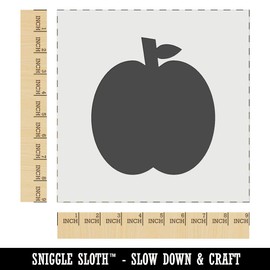 Apple Fruit Wall Cookie DIY Craft Reusable Stencil - 9.0 Inch