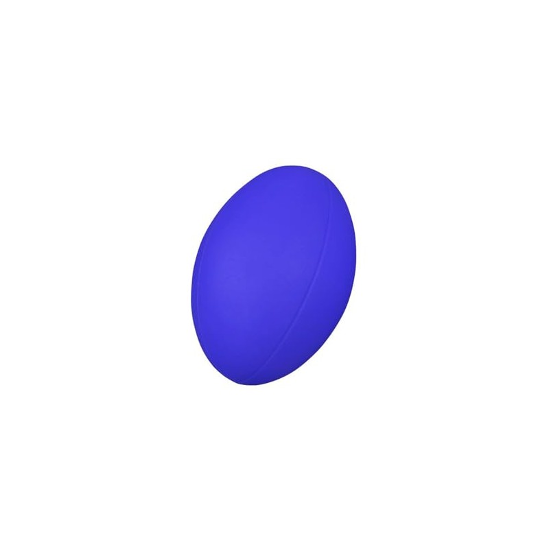 Coated Foam Rugby Ball Blue