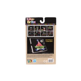 Lite-Brite Peg and Template Refill Pack, Light Up Drawing Board Accessories, LED Pegs with Colors, Toys for Creative Play, Light Toys for Kids Aged 4 +