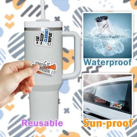 BETANAS Clarinet Sticker Pack 32 pcs 5 Sheets Waterproof Vinyl Stickers Musical Instrument Decal for Water Bottles Laptop Skateboards Cars and Window Gift for Adults Boys Girls