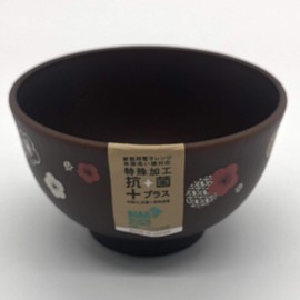 Soup Bowl Wood Grain Small Plum Pattern
