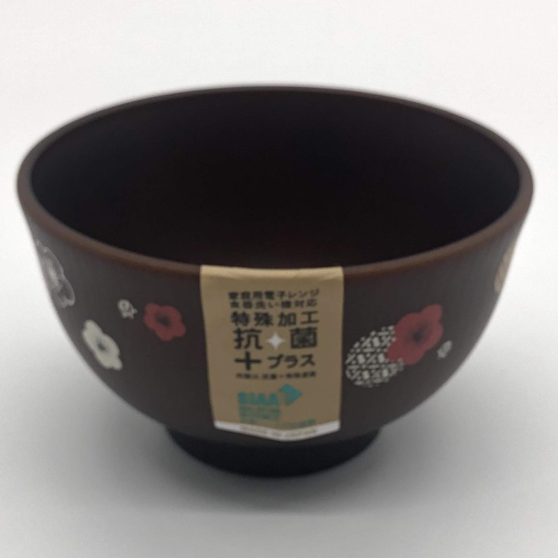 Soup Bowl Wood Grain Small Plum Pattern