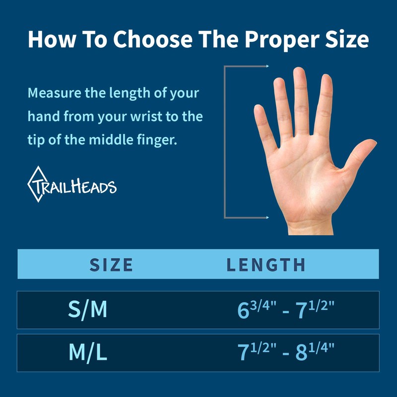 TrailHeads Mens Running Gloves Touchscreen Fingers & Convertible Waterproof Mitten