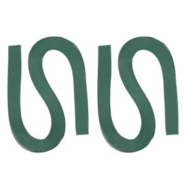 PATIKIL 240pcs Quilling Strips Paper 5mm(3/16") 54cm Origami Paper Quilling Strip for Art DIY Hand Craft Christmas, Blackish Green