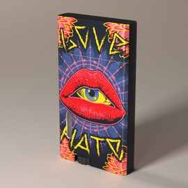 MKWGZPGW Red Lips Windproof Butane Jet Torch Lighter,Funny Cool Lighters,Adjustable Jet Flame Torch,Refillable,Grill BBQ Candle Camping(Without Gas)