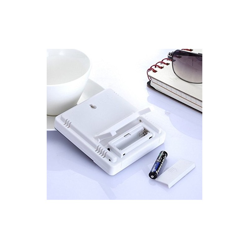 Departmenhouse Digital Thermometer/Hygrometer/Thermometer/Alarm Temperature Measuring Instrument/Calendar/Alarm Clock 5 Function Wall