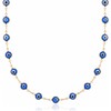 Barzel 18K Gold Plated Evil Eye Necklace - Made In