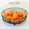 CAXXA Countertop Fruit Bowl, Wire Basket for Fruits, Breads, Vegetables,Snacks,