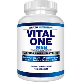 Multivitamínico para hombres, apoya la próstata, la visión y el corazón