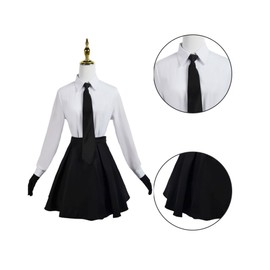 FCCAM Akiko Yosano Cosplay Anime Cosplay Bungo Stray Dogs Cosplay Costume Akiko Yosano Cosplay Costume Including Butterfly Accessories, M