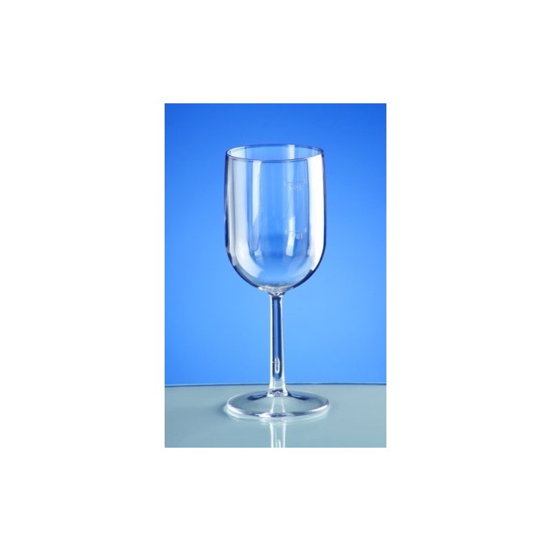 6er Set Weinglas 1/8l und 1/4l SAN - Kunststoff