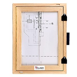 Field Book Frame DIN A4 Wood The Standard Clipboard for Field and Construction Site