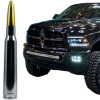 VMS CHROME BULLET ANTENNA WITH GOLD TIP FOR DODGE RAM