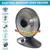 EZ Heat 1000 Watt Oscillating Parabolic Dish Heater 32565 BFGD-8C