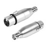 QINJOOELC XLR to BNC Adapter XLR 3 Pin Female to