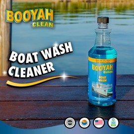BooYah Clean Boat Wash – Only 4oz Per Gallon Super Concentrated Formula for Cleaning All Types of Watercraft – Meets EPA Safer Choice Direct Release Criteria