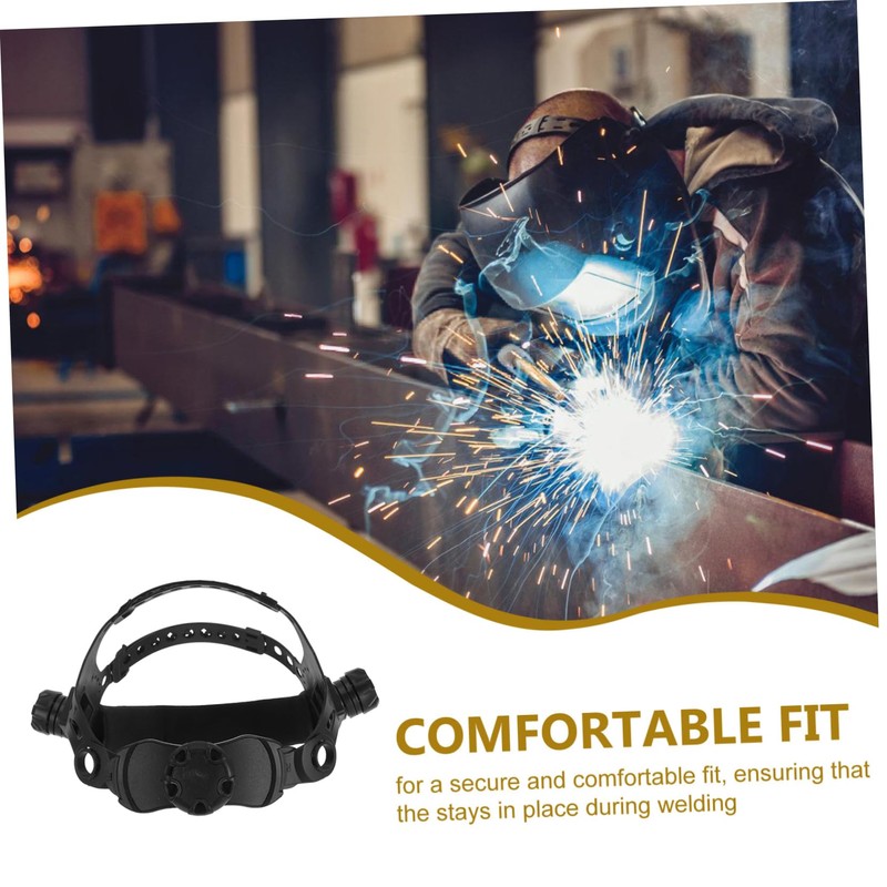 NOLITOY Adjustable Welding Helmet Headgear with Sweat Wicking Properties Flexible