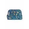 Pip Studio Petites Fleurs Triangle Cosmetic Bag, Dark Blue, Small