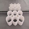 Square Circle Squarcle Optical Illusion 3D Printed Ambiguous Cylinder, White