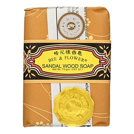 Bee and Flower Soap Sandalwood - 2.65 oz - Case of 12