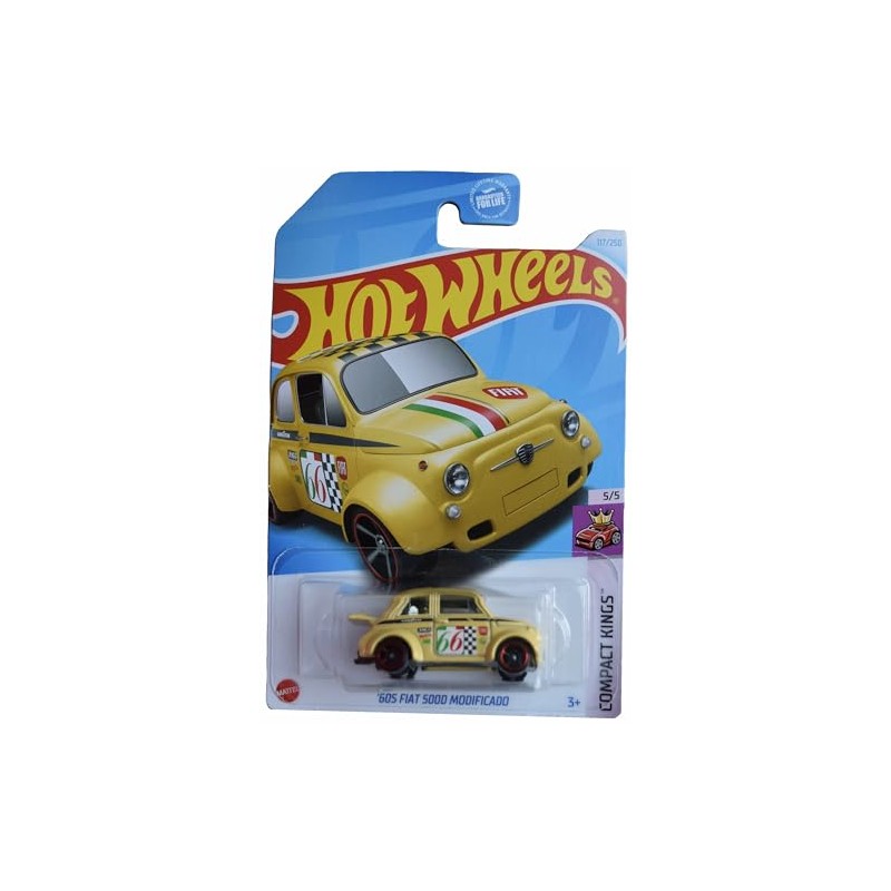 Matchbox Hot Wheels '60s Fiat 500D Modificado, Compact Kings 5/5