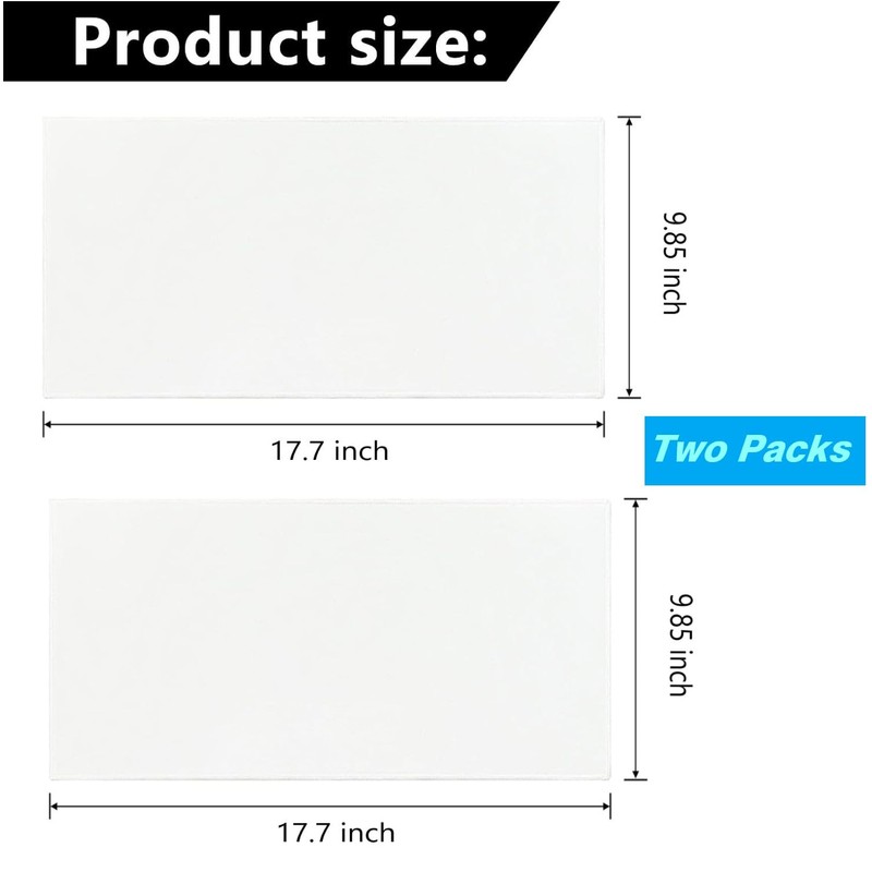 2 Pcs Organic Cotton Flannel for Castor Oil Pack Wrap,