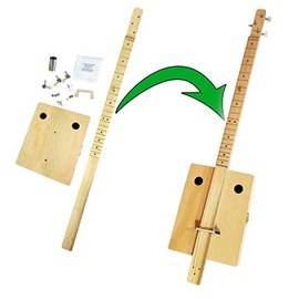 The"Big Easy" 1-Hour Fretted Cigar Box Guitar Kit