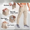 Pudolla Waterproof Tactical Pants Cargo Pants Outdoor Work Pants Hiking