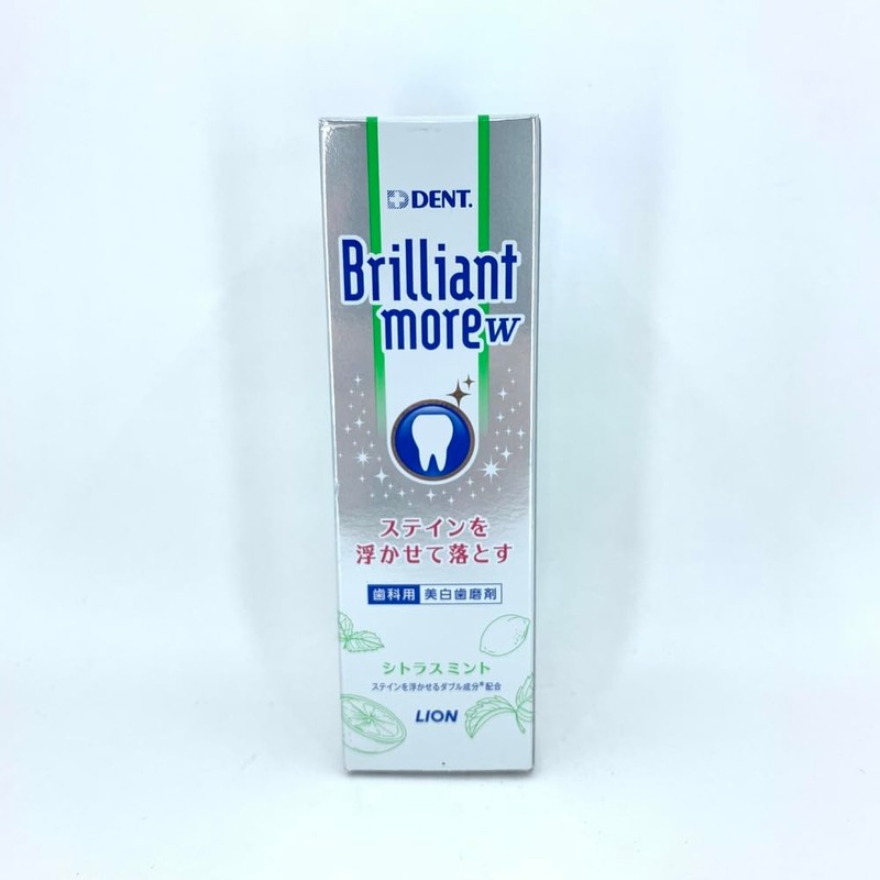 Lion Dental Paste, Dent Health Brilliant More Double, Citrus Mint,