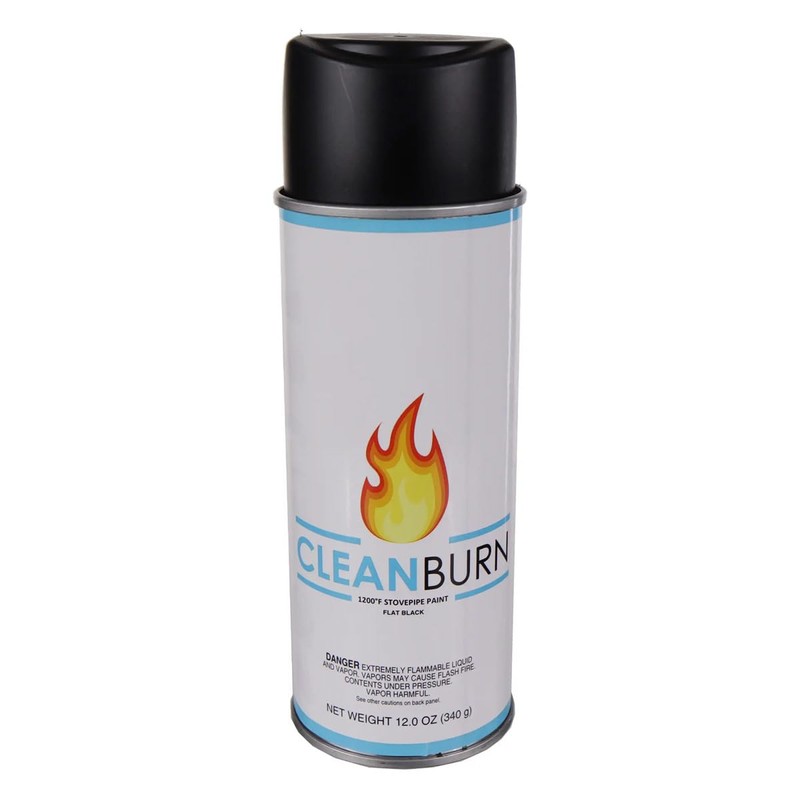 CleanBurn High Heat Stove Paint - Ideal for Stoves, High