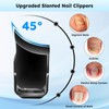 Toenail Clippers for Seniors, Angled Head Large Toe Nail Clippers