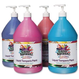 Gallon Color Splash! Liquid Tempera Paint - Set C (Pack of 4)