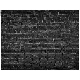 YYNXSY 7X5FT Black Brick Wall Background Photography Props Brick Birthday Party Decoration Background Photography Studio Decoration Background Room Decoration bannerYY-1