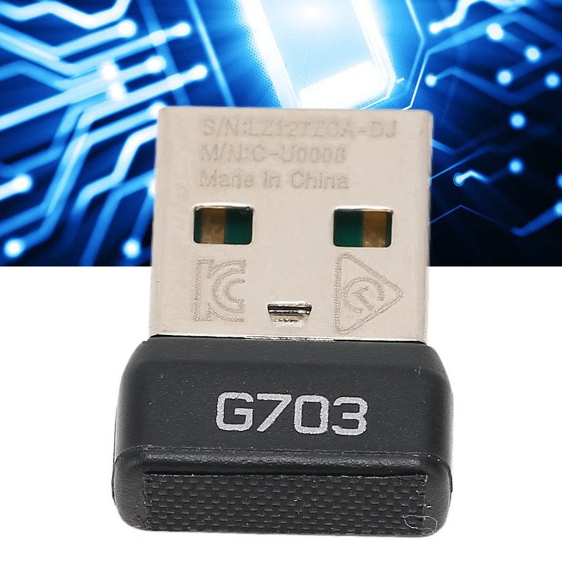 Garsent USB-Bluetooth-Adapter, -Bluetooth-Dongle-Empfänger für G703 Lightspeed Wireless Mouse, Keine Treiberinstallation