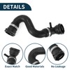A ABSOPRO Radiator Hose for Volkswagen Touareg 3.0L 2011-2015 Rubber
