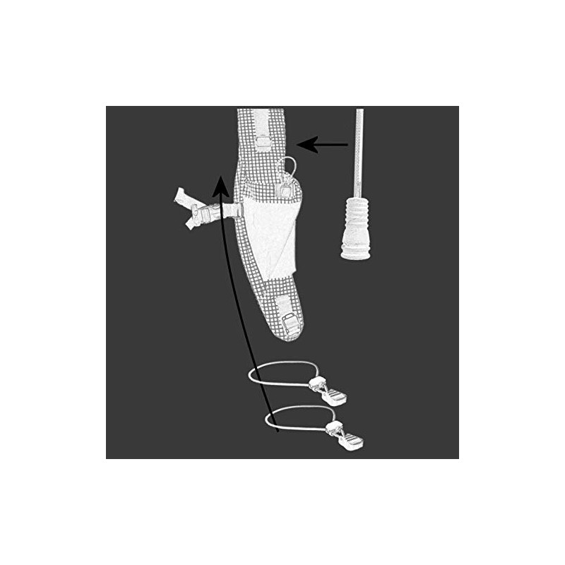 Six Moon Designs Hands-Free Umbrella Kit: Secures a Travel Umbrella