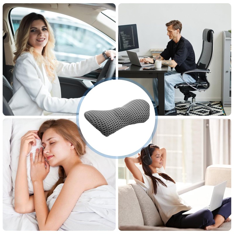 GBKDQQ Lumbar Cushion, Back Cushion Sofa and Car, Non-Slip Lumbar