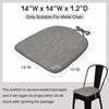 baibu Set of 4 Super Soft Metal Dining Chair Pads